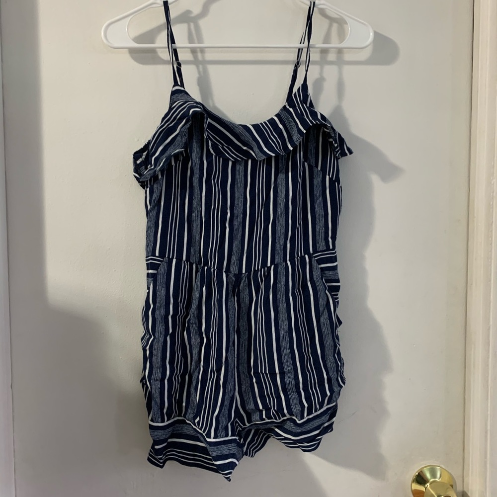 Navy Blue Romper